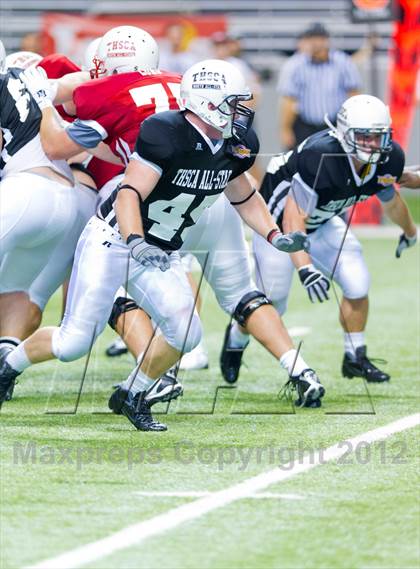 Thumbnail 1 in THSCA All-Star Football Game photogallery.