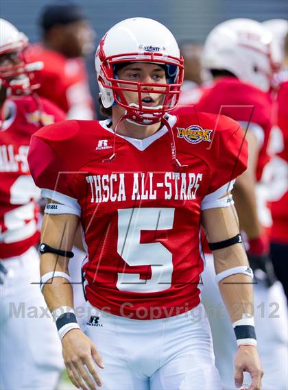 Thumbnail 2 in THSCA All-Star Football Game photogallery.