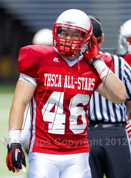 Thumbnail 2 in THSCA All-Star Football Game photogallery.