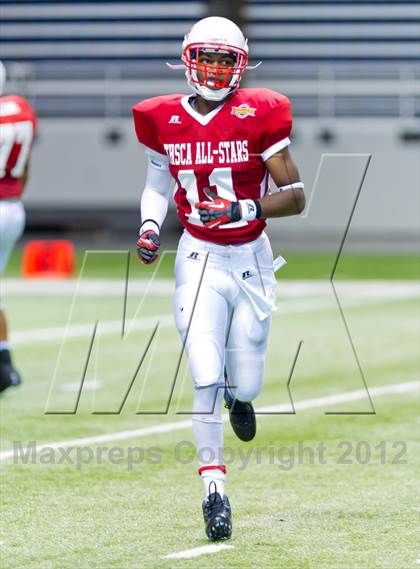 Thumbnail 1 in THSCA All-Star Football Game photogallery.