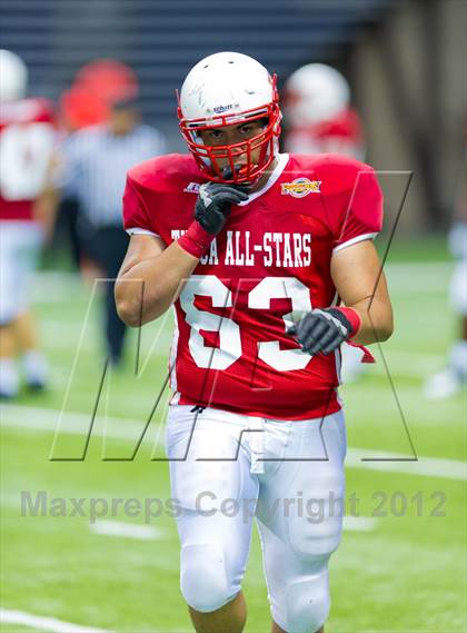 Thumbnail 1 in THSCA All-Star Football Game photogallery.
