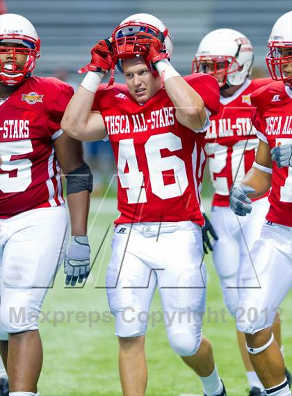 Thumbnail 2 in THSCA All-Star Football Game photogallery.