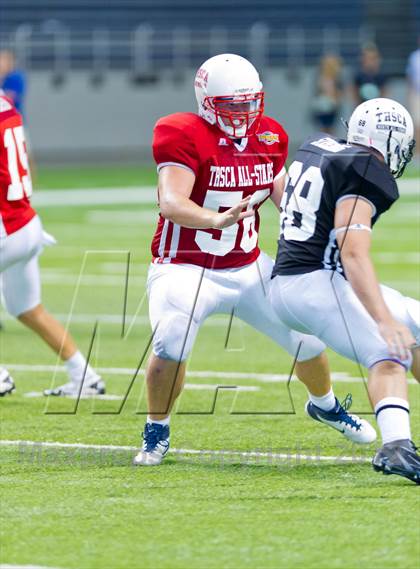 Thumbnail 2 in THSCA All-Star Football Game photogallery.