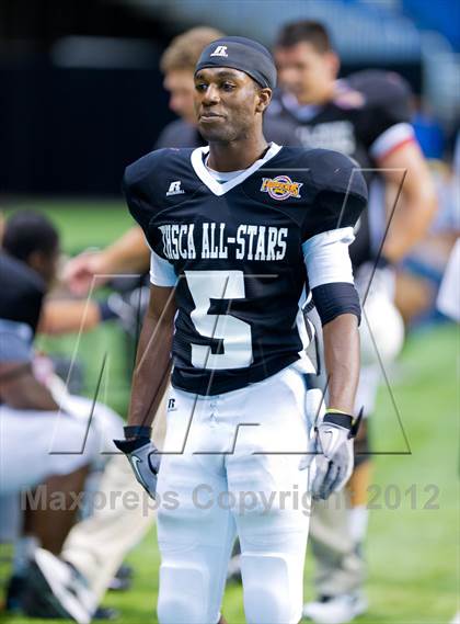 Thumbnail 3 in THSCA All-Star Football Game photogallery.