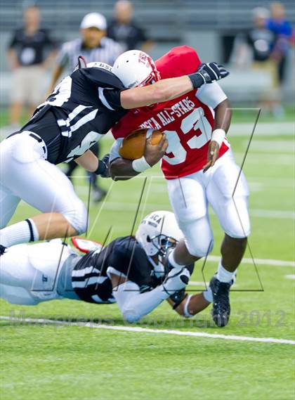 Thumbnail 3 in THSCA All-Star Football Game photogallery.