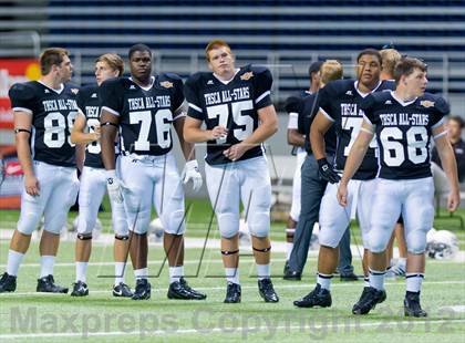 Thumbnail 3 in THSCA All-Star Football Game photogallery.