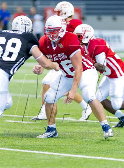 Thumbnail 3 in THSCA All-Star Football Game photogallery.
