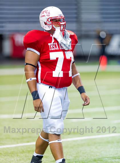 Thumbnail 2 in THSCA All-Star Football Game photogallery.