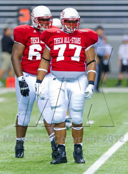 Thumbnail 1 in THSCA All-Star Football Game photogallery.