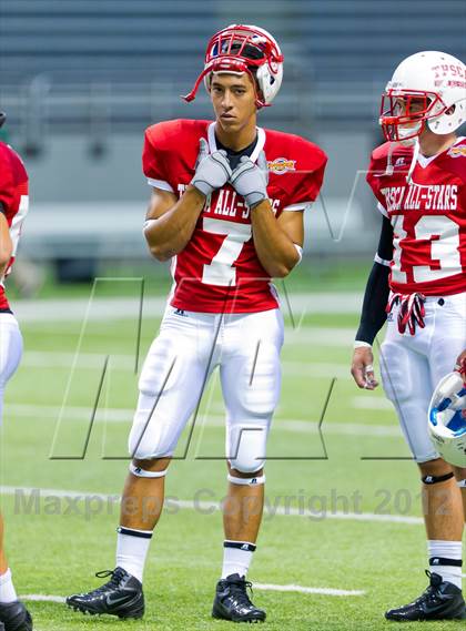 Thumbnail 1 in THSCA All-Star Football Game photogallery.