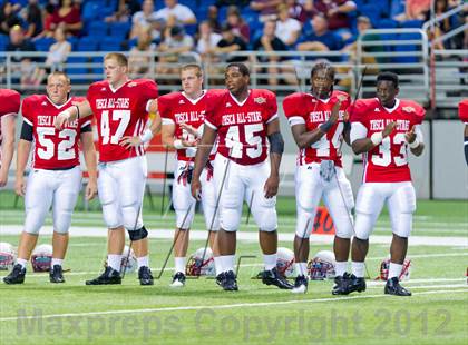 Thumbnail 3 in THSCA All-Star Football Game photogallery.