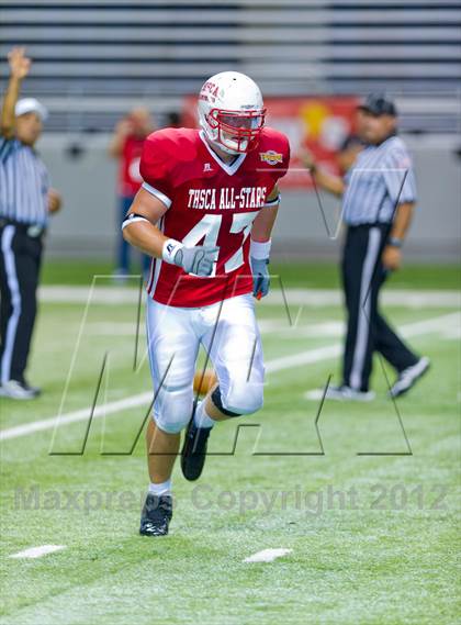 Thumbnail 1 in THSCA All-Star Football Game photogallery.