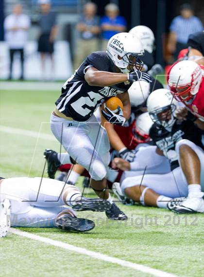 Thumbnail 1 in THSCA All-Star Football Game photogallery.