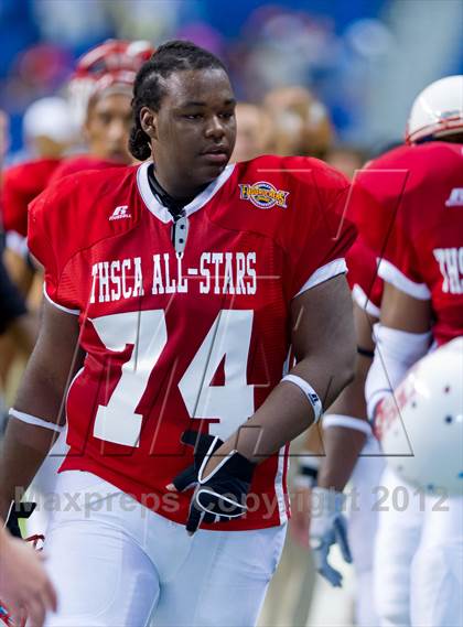 Thumbnail 3 in THSCA All-Star Football Game photogallery.