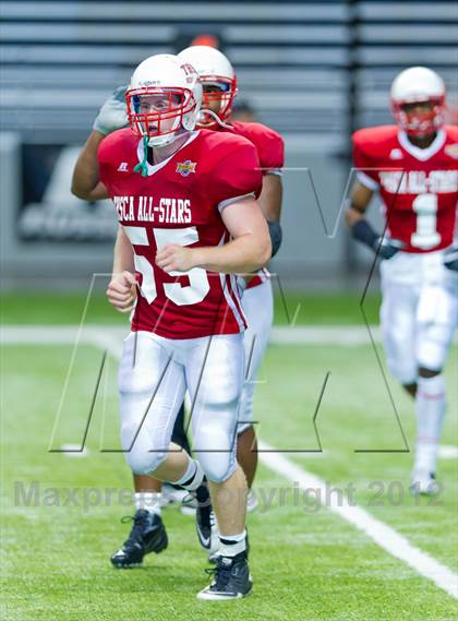 Thumbnail 3 in THSCA All-Star Football Game photogallery.