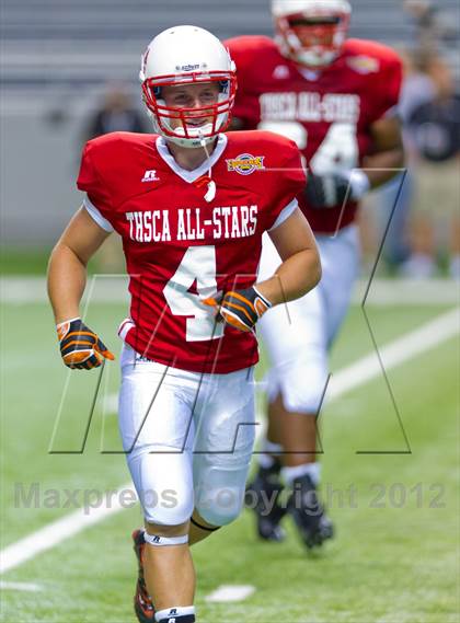 Thumbnail 1 in THSCA All-Star Football Game photogallery.