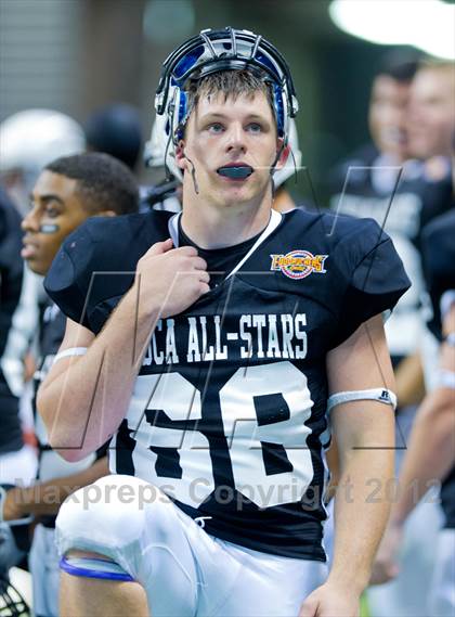 Thumbnail 1 in THSCA All-Star Football Game photogallery.