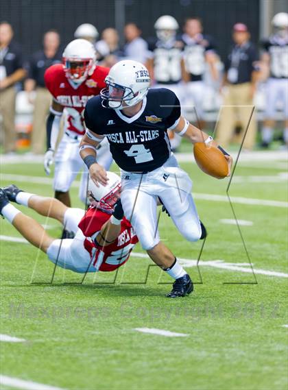 Thumbnail 1 in THSCA All-Star Football Game photogallery.