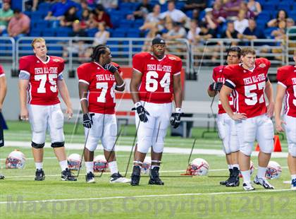 Thumbnail 2 in THSCA All-Star Football Game photogallery.