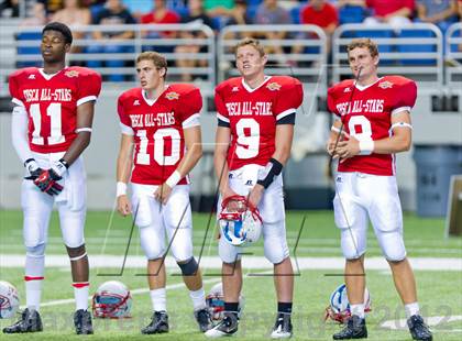 Thumbnail 2 in THSCA All-Star Football Game photogallery.