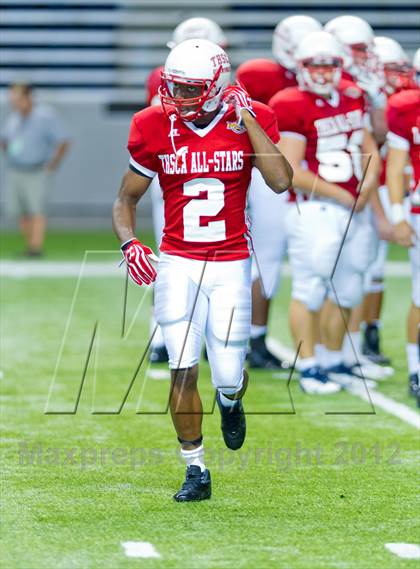 Thumbnail 2 in THSCA All-Star Football Game photogallery.