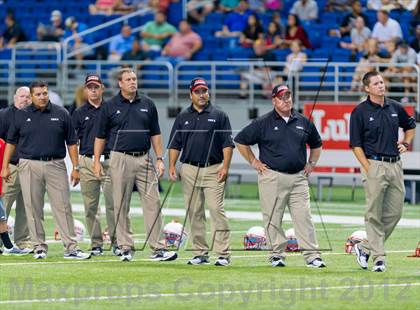 Thumbnail 3 in THSCA All-Star Football Game photogallery.