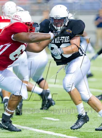 Thumbnail 1 in THSCA All-Star Football Game photogallery.