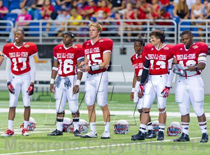 Thumbnail 1 in THSCA All-Star Football Game photogallery.