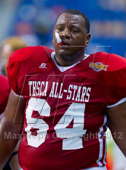 Thumbnail 1 in THSCA All-Star Football Game photogallery.