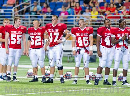 Thumbnail 1 in THSCA All-Star Football Game photogallery.