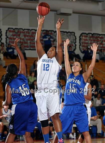 Thumbnail 2 in Capital Christian vs. Brookside Christian (CIF SJS D5 Playoffs) photogallery.