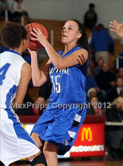 Thumbnail 3 in Capital Christian vs. Brookside Christian (CIF SJS D5 Playoffs) photogallery.