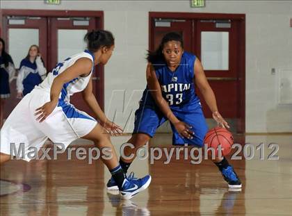 Thumbnail 3 in Capital Christian vs. Brookside Christian (CIF SJS D5 Playoffs) photogallery.