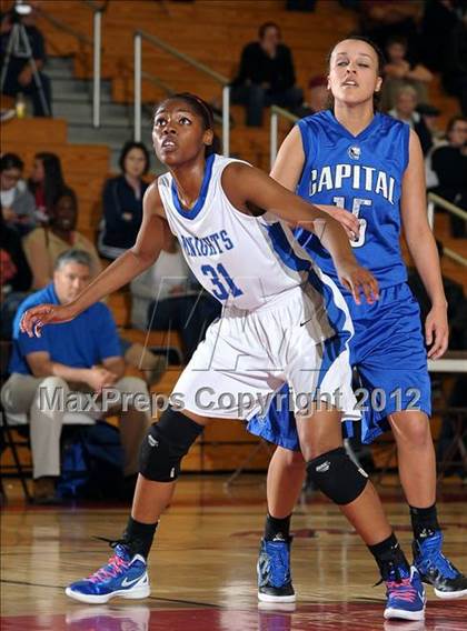 Thumbnail 2 in Capital Christian vs. Brookside Christian (CIF SJS D5 Playoffs) photogallery.