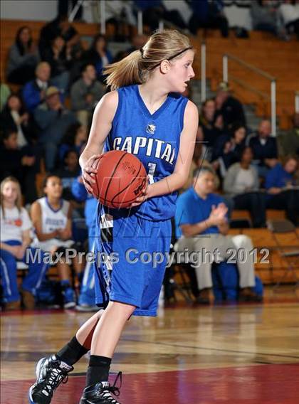 Thumbnail 1 in Capital Christian vs. Brookside Christian (CIF SJS D5 Playoffs) photogallery.