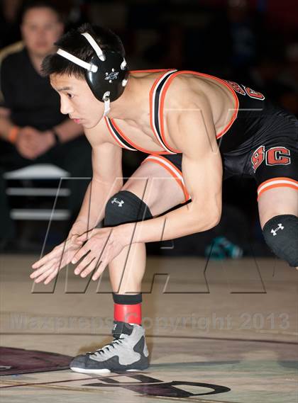 Thumbnail 3 in CIF CCS Masters Wrestling Championships (Finals) photogallery.