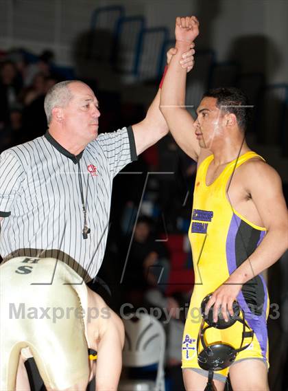 Thumbnail 1 in CIF CCS Masters Wrestling Championships (Finals) photogallery.