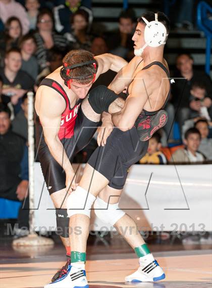 Thumbnail 2 in CIF CCS Masters Wrestling Championships (Finals) photogallery.