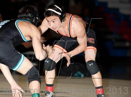 Thumbnail 2 in CIF CCS Masters Wrestling Championships (Finals) photogallery.