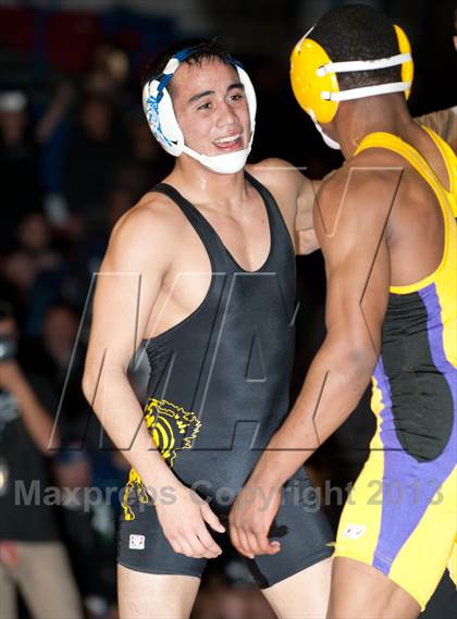 Thumbnail 1 in CIF CCS Masters Wrestling Championships (Finals) photogallery.