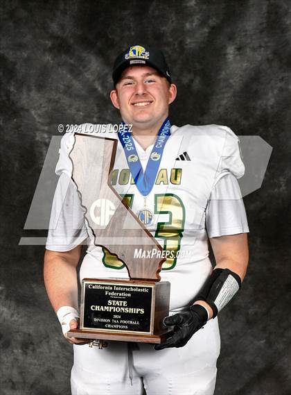 Thumbnail 1 in Moreau Catholic (CIF State DIV 7 AA Championship Trophy Award Photos) photogallery.