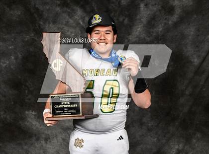 Thumbnail 1 in Moreau Catholic (CIF State DIV 7 AA Championship Trophy Award Photos) photogallery.
