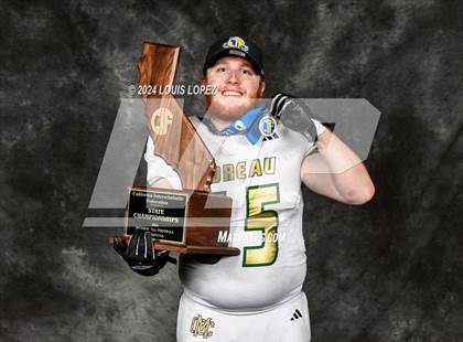Thumbnail 2 in Moreau Catholic (CIF State DIV 7 AA Championship Trophy Award Photos) photogallery.