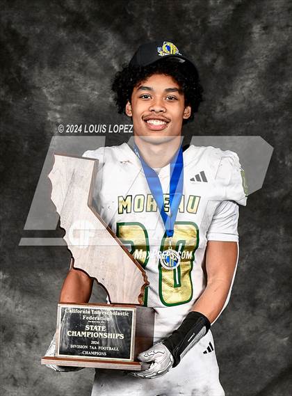 Thumbnail 1 in Moreau Catholic (CIF State DIV 7 AA Championship Trophy Award Photos) photogallery.