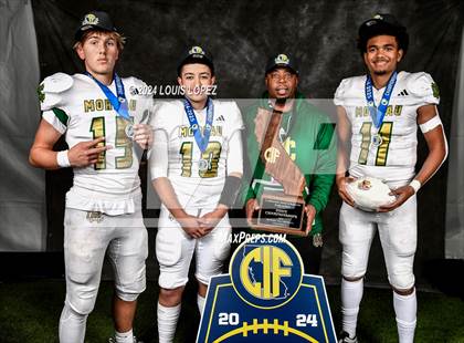 Thumbnail 1 in Moreau Catholic (CIF State DIV 7 AA Championship Trophy Award Photos) photogallery.