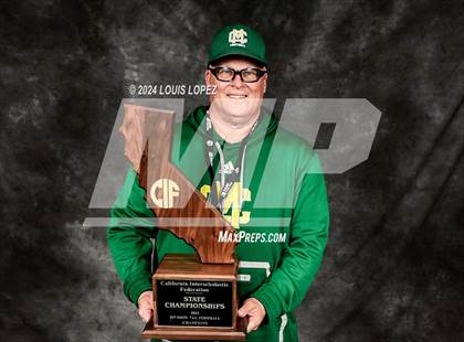 Thumbnail 2 in Moreau Catholic (CIF State DIV 7 AA Championship Trophy Award Photos) photogallery.