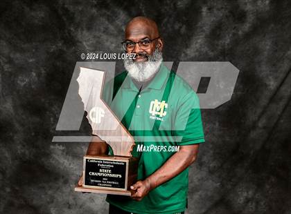 Thumbnail 1 in Moreau Catholic (CIF State DIV 7 AA Championship Trophy Award Photos) photogallery.