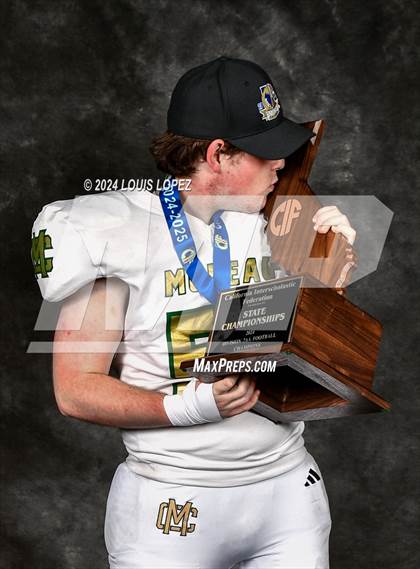 Thumbnail 1 in Moreau Catholic (CIF State DIV 7 AA Championship Trophy Award Photos) photogallery.