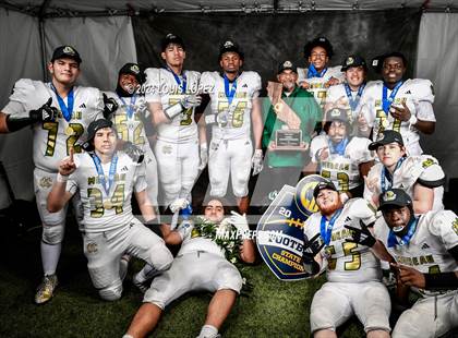 Thumbnail 2 in Moreau Catholic (CIF State DIV 7 AA Championship Trophy Award Photos) photogallery.