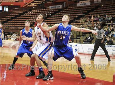Thumbnail 2 in Immanuel vs. Bakersfield Christian (CIF CS D5 Final) photogallery.